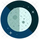 Moon First Quarter Icon