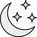 Moon Star Night Icon