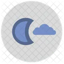 Moon Cloud Sky Icon