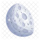 A Flat Vector Design Of Moon Icon