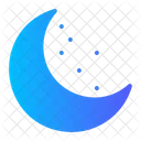 Moon Half Moon Astronomy Icon