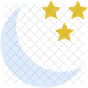 Moon Half Moon Stars Icon