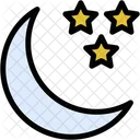 Moon Half Moon Stars Icon