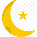 Moon Night Star Icon