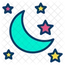 Crescent Halloween Crescent Sky Moon Icon