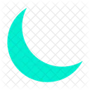 Half Moon Moon Shape Icon