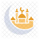 Moon Crescent Mosque Icon