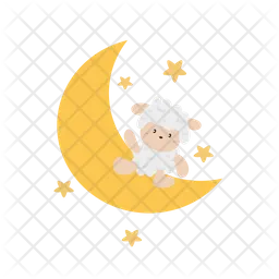 Moon And Goat  Icon