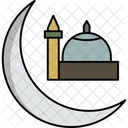 Moon And Mosque  Icon