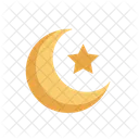 Moon Star Islamic Icon