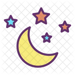 Moon And Star  Icon