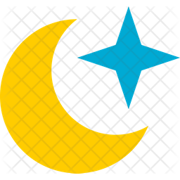 Moon And Star Icon Of Flat Style Available In Svg Png Eps Ai Icon Fonts