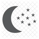 Moon Stars Night Icon