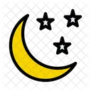Moon Stars Space Icon