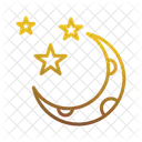 Moon And Stars  Icon