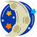 Moon And Stars  Icon