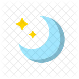 Moon And Stars  Icon