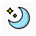 Moon And Stars  Icon