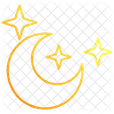 Moon and stars  Icon