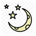 Moon And Stars  Icon