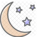 Moon and Stars  Illuminate the Night  Symbol