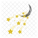 Moon and stars  Icon