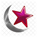 Moon and stars  Icon
