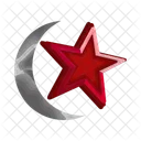 Moon and stars  Icon