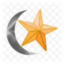 Moon and stars  Icon