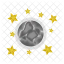 Moon and stars  Icon