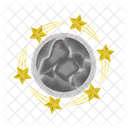 Moon and stars  Icon