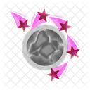 Moon and stars  Icon