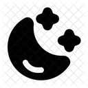 Moon And Starts  Icon