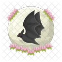 Moon Bat Bat Moon Bat Icon
