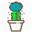 Moon Cactus Succulent Icon