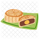 Moon Cake Food Chinese New Year Icon