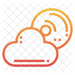 Moon Cloud  Icon