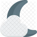 Moon cloud  Icon