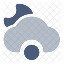 Moon Cloud Hailstone Icon