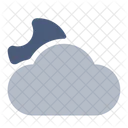 Moon Cloud Icon