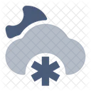 Moon Cloud Snow Icon