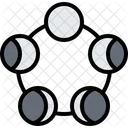 Moon Cycle Space Icon