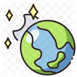 Moon earth  Icon