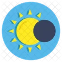 Moon Eclipse Moon Obscured Weather Forecast Icon