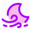 Moon Fast Wind Icon