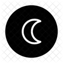 Moon Crescent Night Icon