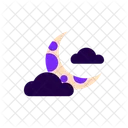 Moon Night Cloud Icon