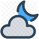 Weather Moon Cloud Icon