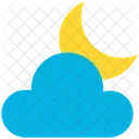 Weather Moon Cloud Icon