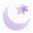 Moon Night Star Icon